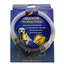 Original LEUCHTIE Pro Easy Charge 52,5 cm Kopfumfang transparent mit grünen LEDs