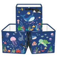 3 pcs Ocean Animals Cube