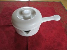 Thomas Trend weiß Buttersauciere Butterpfännchen mit Deckel flammfest