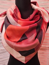 Seidentuch 90 x 90 cm moderne Farben,  NEU VK 79,95 Euro