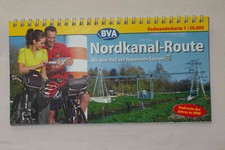 Nordkanal-Route 1 : 50 000: Kompakt-Spiralo BVA Radwanderkarte