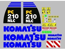 Komatsu PC 210 NLC Aufkleber