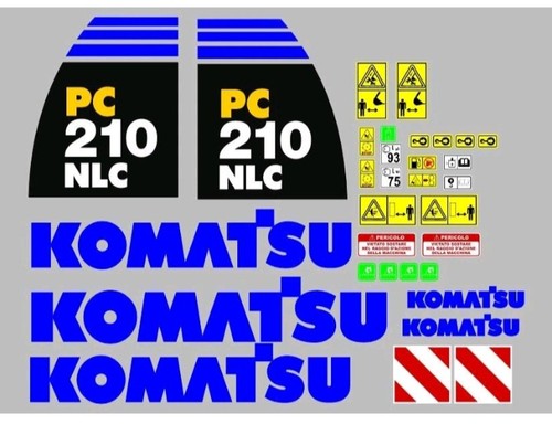Komatsu 210 nlc aufkleber - pc,