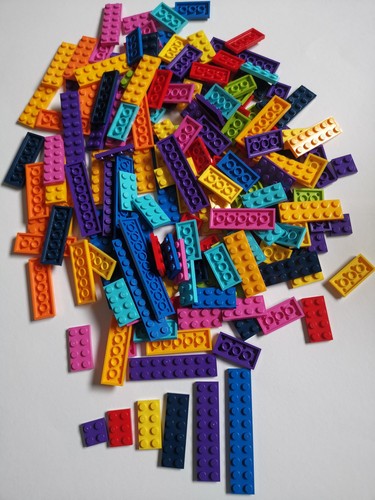 Lego 187 stück plates - ,