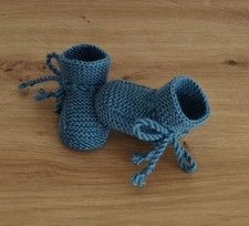 Babyschuhe,gestrickt,Handarbei