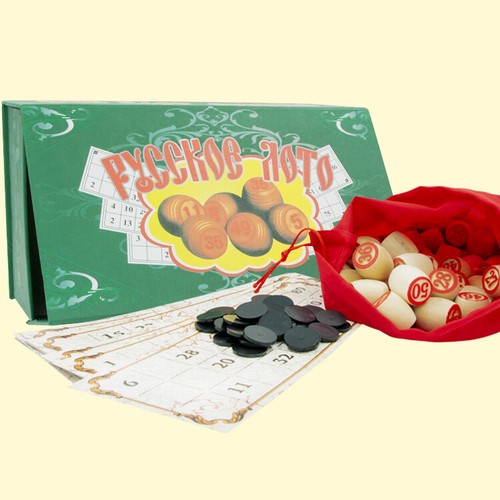 Russisches lotto spiel bingo - russisches,