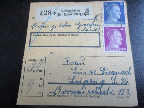 498 paketkarte aus - #498,