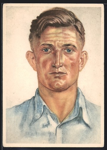 German künstler ak - ww, künstler-ak
