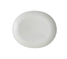 Walküre Alta Speiseteller 27 x 23 cm weiß Essteller Tablett Platte oval
