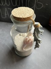 Flasche Mit Sand Und Muscheln Deko Bad