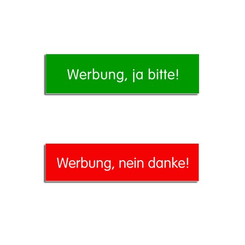Werbung bitte nein - werbung,, danke