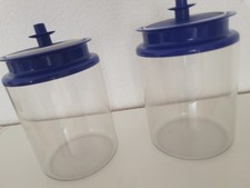 Tupperware Panorama 2,4 L Kaffee Dose Aufbewahrung Dunkelblau "RARITÄT"