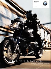 BMW R 1150 R Rockster  Prospekt    Brochure 8 Seiten  02 - 2005