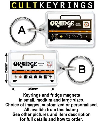 Orange amp schlüsselanhänger - orange,