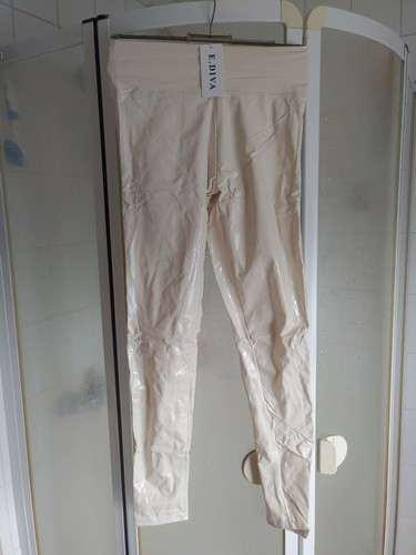 Lederimitat leggings mit - lederimitat,
