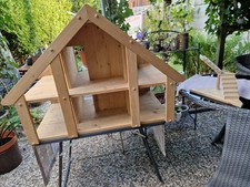 Puppenhaus Bodo Hennig Massiv Holz inkl Treppe und Zubehör