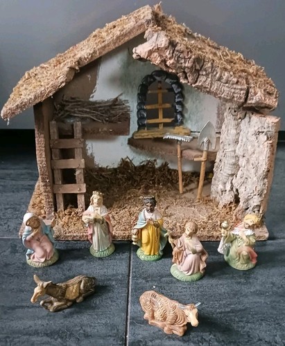 Weihnachtskrippe stall mit - weihnachtskrippe,