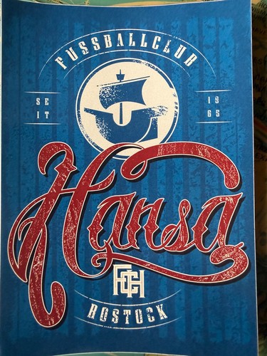 Hansa rostock aufkleber - rostock,