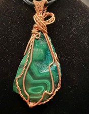 Halskette Malachit Edelstein