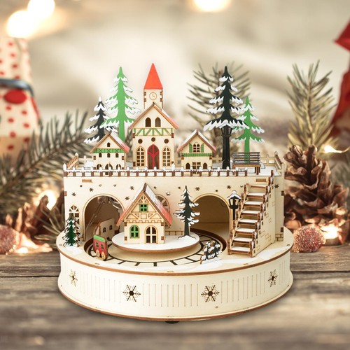 Weihnachts spieluhr aus - weihnachts-spieluhr, holz