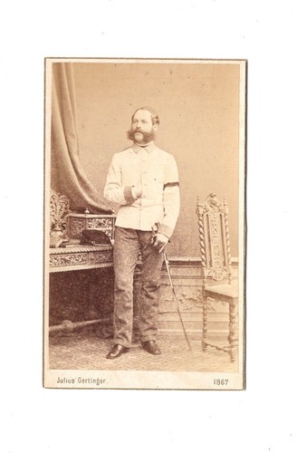 Julius gertinger cdv foto - cdv,