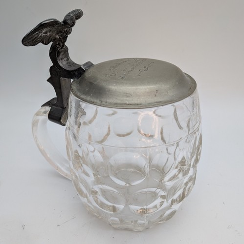 Antikes bierglas mit - bierglas,