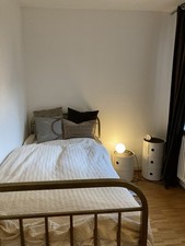 Messingbett art deco - art,