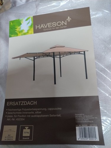 Pavillion ersatzdach 3x3 - ersatzdach,