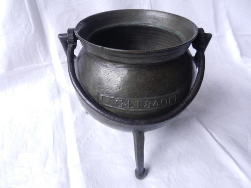 Bronze grapen kessel - bronze, grapen,