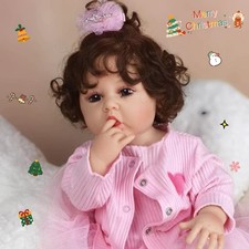 55cm Reborn Baby Puppen Vinyl