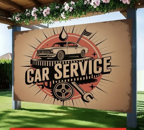 Poster banner tischdecke car - poster,