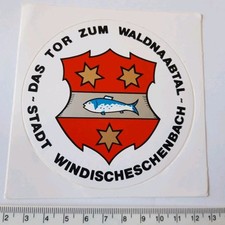alter Aufkleber Stadt