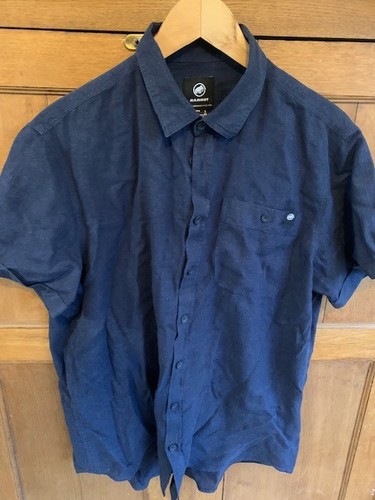Blaues mammut hemd herren - blaues, hemd/