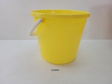 DDR Eimer Pneumant gelb weiß Henkel 10L Vintage Haushalt #257605