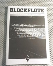 FANZINE ULTRAS FLYER BLOCKFLÖTE MÖNCHENGLADBACH v SC FREIBURG 2024/2025