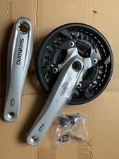 Shimano FC-M523 Kurbelset Octalink 3x10fach 40-30-22T 175mm silber