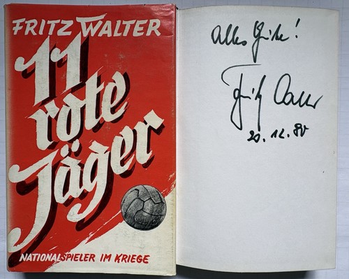 Fritz walter signiert - fritz, 1954