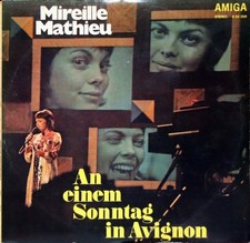 Mireille Mathieu ‎– An Einem Sonntag In Avignon (LP AMIGA ‎8 55 259) Chanson