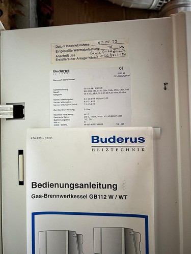 Buderus brennwerttherme - buderus, gb