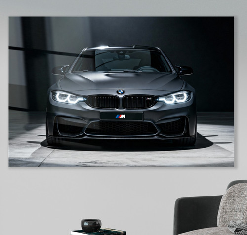 Bmw fahrzeug kunst - m, wandbild