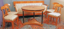 Biedermeier Sitzgruppe Sofa 4