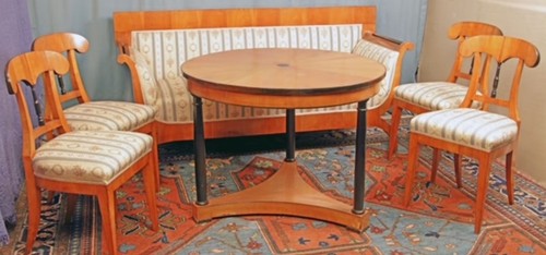 Biedermeier sitzgruppe sofa - sofa, 4