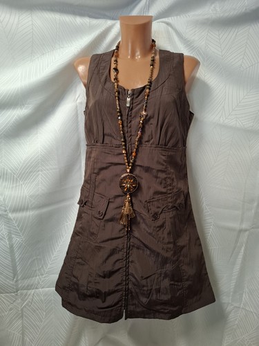 Kleid braun bronze - 38, m