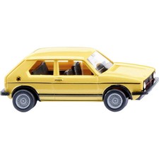 Wiking 004505 H0 PKW Modell Volkswagen Golf I GTI, lemongelb