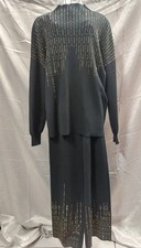 Strick Anzug Hose Pullover