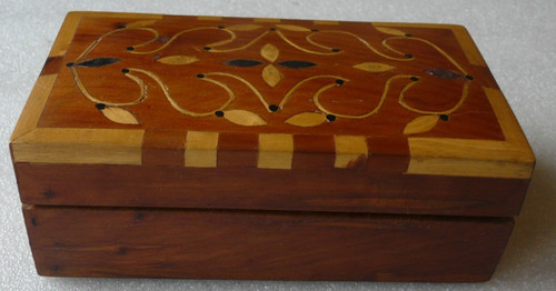 Edle thuja holz schatulle mit - thuja,