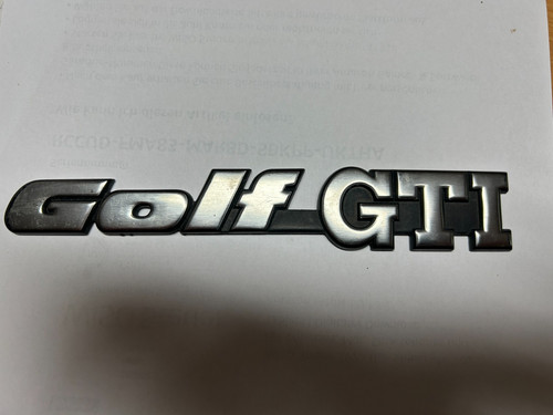 Golf schriftzug emblem - vw,