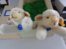2x Steiff Bose Boeky Lamm KFS