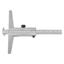 Tiefenmessschieber mit Doppelhaken 150 200 300 mm, Ablesung 0,05/0,02 mm