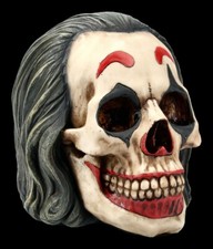 Totenkopf - The Joker - Gothic Totenschädel Clown Figur Skull Schädel Deko